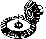 齒輪基本術語錐齒輪、準雙曲面齒輪及其齒輪副