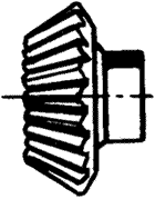 齒輪基本術語錐齒輪、準雙曲面齒輪及其齒輪副