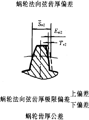 平面二次包絡環面蝸杆傳動精度蝸杆、蝸輪誤差的定義及代号
