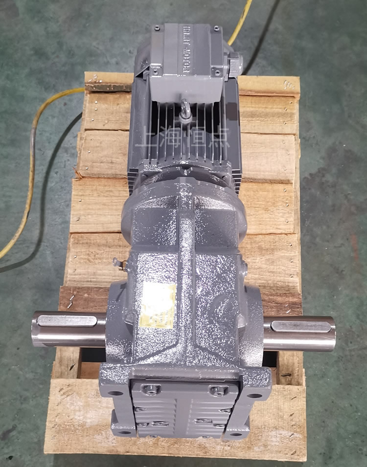 K77減速機 雙輸出軸A+B 灰色漆 實物圖